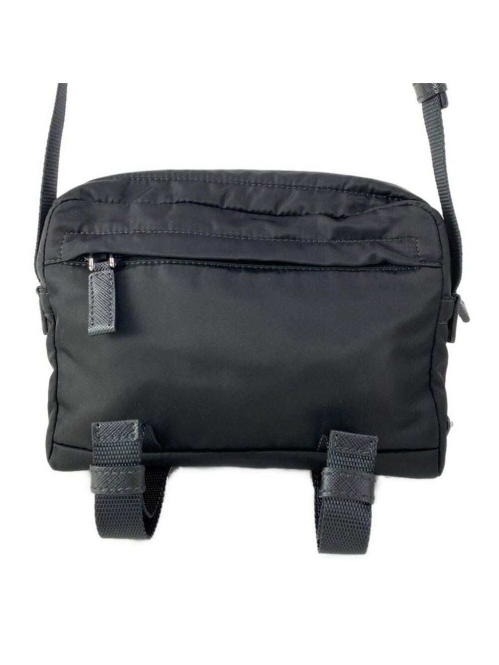 Prada Shoulder Bag Black Navy Multi Leather - Picture 3 of 15